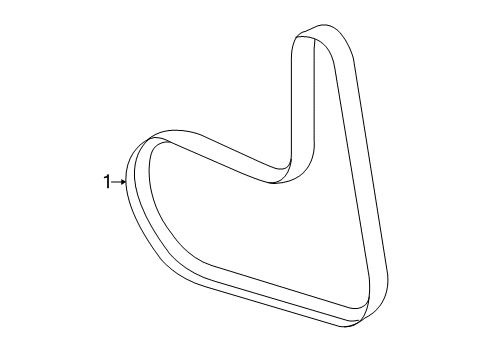 2011 Ford Fiesta Belts & Pulleys Diagram