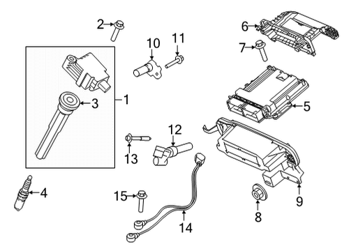 2022 Ford F-150 Boot Diagram for ML3Z-12A402-A