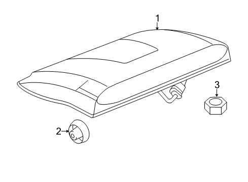 2012 Ford Transit Connect High Mount Lamps Diagram