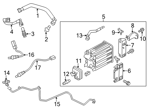 2014 Ford F-150 Emission Components Diagram 2 - Thumbnail