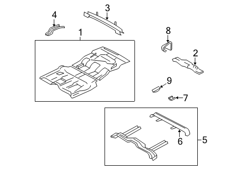 2005 Lincoln Navigator Rear Body Diagram