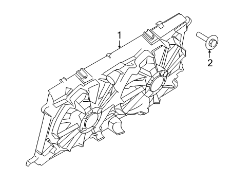 2016 Ford F-150 Cooling System, Radiator, Water Pump, Cooling Fan Diagram 1 - Thumbnail