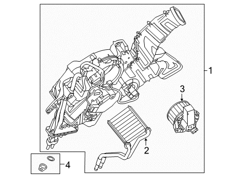 2018 Ford Police Interceptor Utility Auxiliary Heater & A/C Diagram