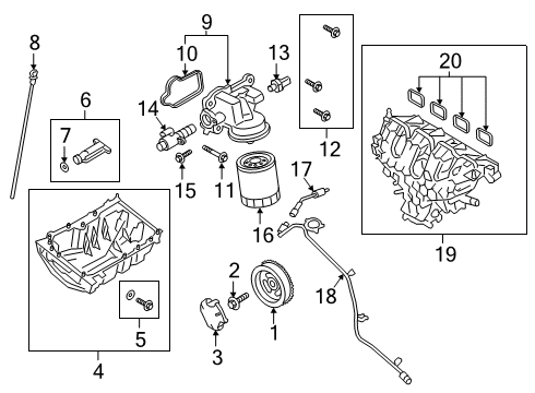 2019 Lincoln Nautilus Dipstick Diagram for K2GZ-6750-A