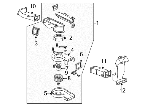 2000 Ford Expedition Air Distribution System Diagram