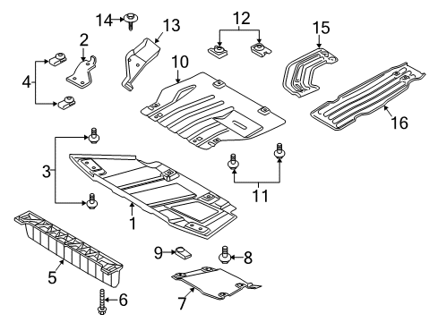 2014 Ford F-150 Frame & Components Diagram 5 - Thumbnail