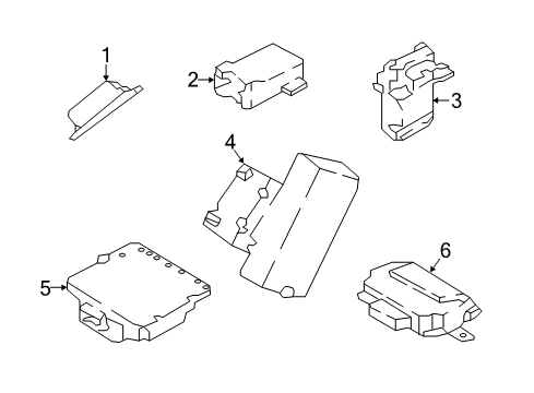 2023 Lincoln Navigator Module Diagram for NU5Z-14G490-R