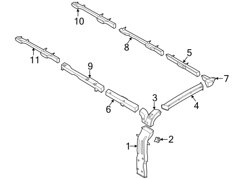 2020 Ford Transit-150 Ducts & Louver Diagram 6 - Thumbnail