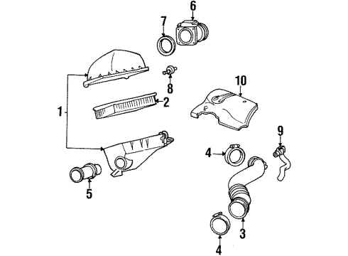 1999 Mercury Grand Marquis Air Inlet Diagram
