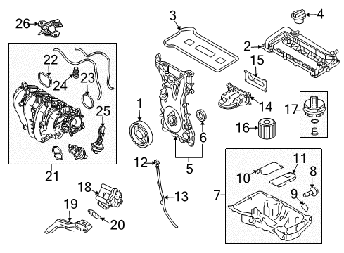 2006 Mercury Milan Filters Diagram 4 - Thumbnail