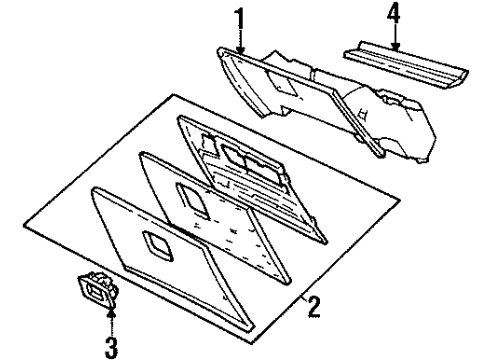 1997 Ford Crown Victoria Glove Box Diagram