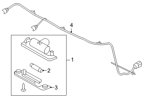 2008 Mercury Sable License Lamps Diagram