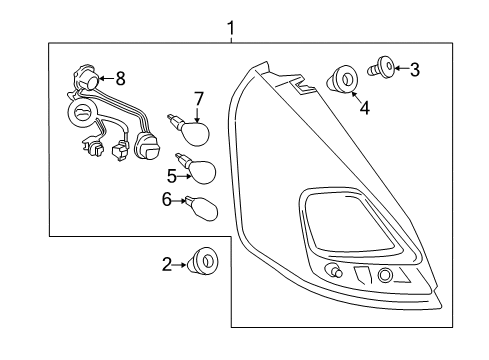 2019 Ford Fiesta Tail Lamps Diagram