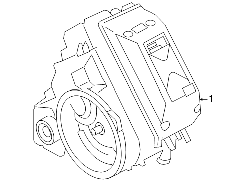 2007 Mercury Mariner Transaxle Diagram for 7M6Z-7000-A