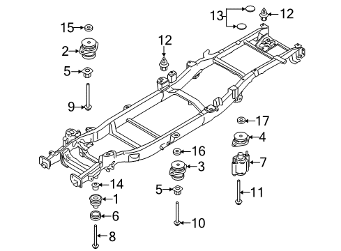 2016 Ford F-150 Frame & Components Diagram 3 - Thumbnail
