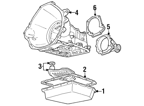 1997 Mercury Grand Marquis Automatic Transmission Diagram