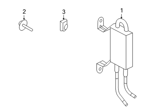 2015 Ford E-350 Super Duty Power Steering Oil Cooler Diagram 1 - Thumbnail