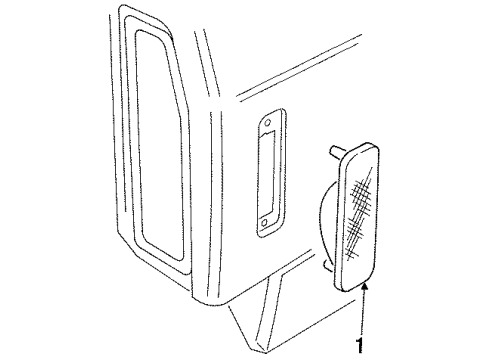 1990 Ford Country Squire Side Marker Lamps Diagram