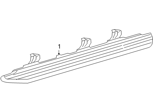 2009 Ford F-150 Running Board Diagram 4 - Thumbnail