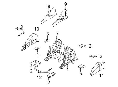 2004 Lincoln Navigator Tracks & Components Diagram 2 - Thumbnail