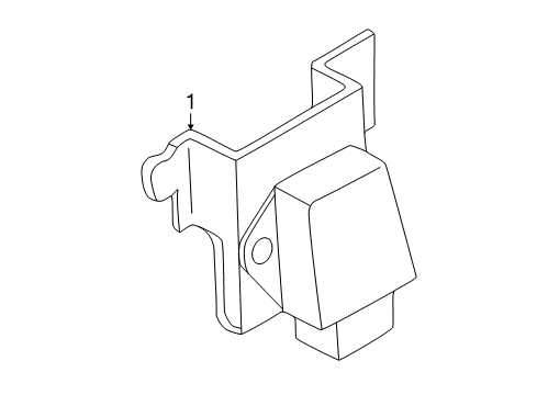 2004 Mercury Mountaineer Control Module Diagram for F6SZ-13B218-AA