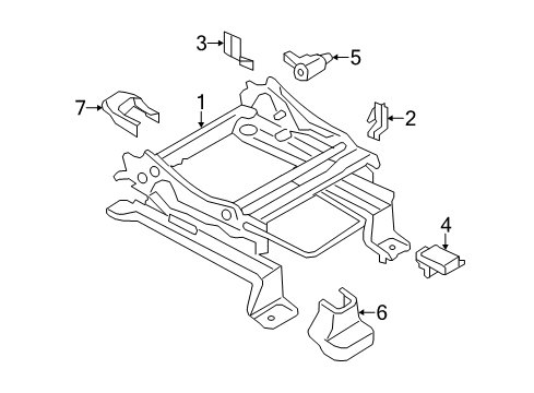 2014 Ford Edge Tracks & Components Diagram 3 - Thumbnail