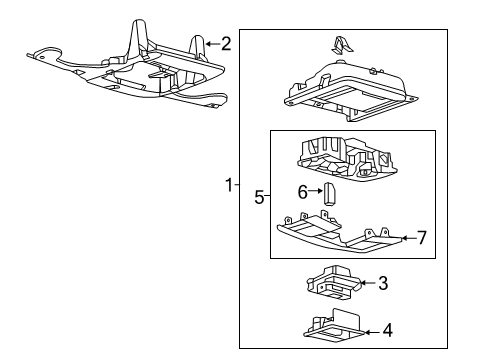 2018 Ford Police Interceptor Utility Overhead Console Diagram