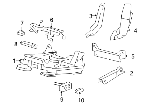 2004 Ford F-150 Tracks & Components Diagram 4 - Thumbnail