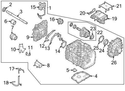 2023 Ford F-150 Lightning Inverter Diagram for NL3Z-7B012-C
