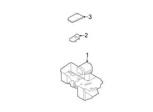 2022 Ford F-150 Lightning Shifter Diagram for NL3Z-7210-AF