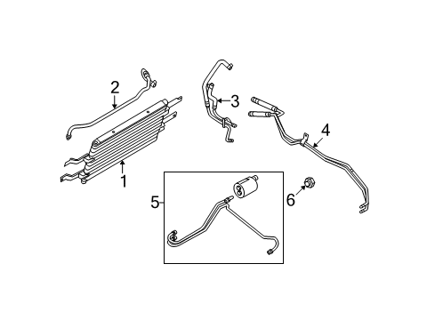 2008 Ford F-350 Super Duty Oil Cooler Diagram 3 - Thumbnail