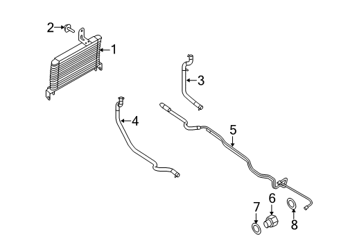 2010 Ford E-350 Super Duty Return Line Diagram for 8C2Z-7890-A