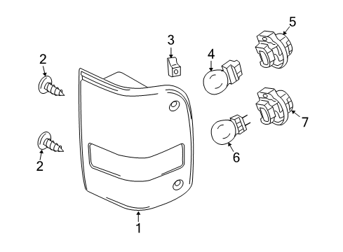 2010 Ford Ranger Combination Lamps Diagram