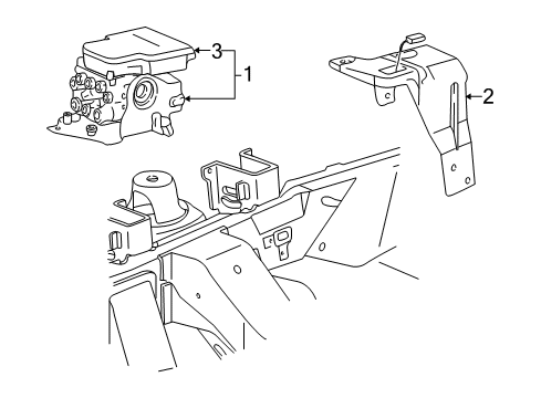 2002 Ford Expedition Control Module Diagram for YL1Z-2C065-AA