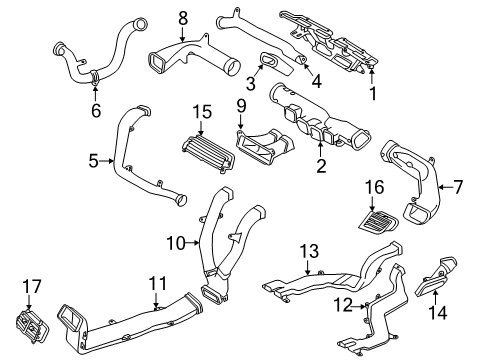 2012 Lincoln MKX Ducts Diagram