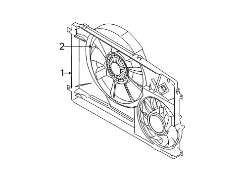 2017 Ford Transit-350 HD Cooling System, Radiator, Water Pump, Cooling Fan Diagram 1 - Thumbnail