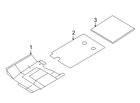 2009 Ford E-150 Rear Floor & Rails Diagram 1 - Thumbnail