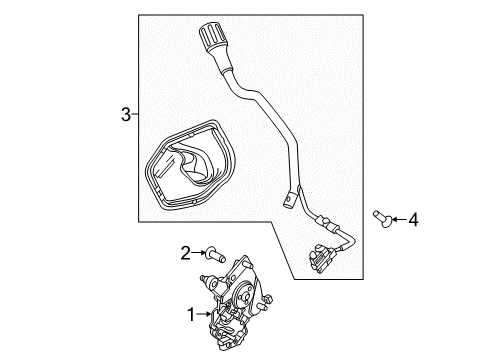 2018 Ford Police Interceptor Utility Shifter Housing Diagram