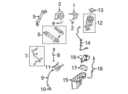 2009 Ford F-250 Super Duty Throttle Body Diagram