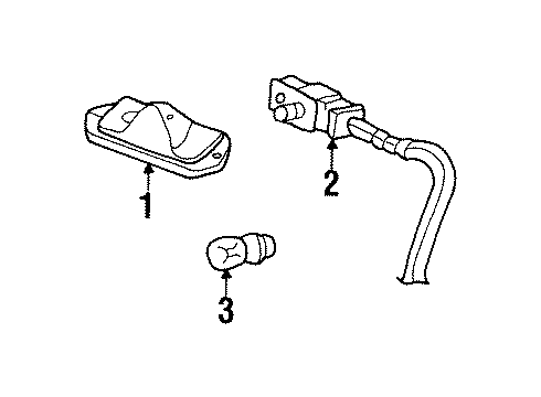 1998 Lincoln Town Car License Lamps Diagram