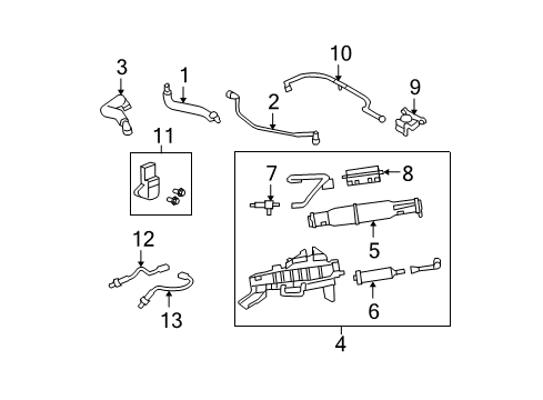 2007 Ford Expedition Emission Components Diagram
