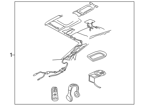 2007 Mercury Mariner Electrical Components Diagram 1 - Thumbnail