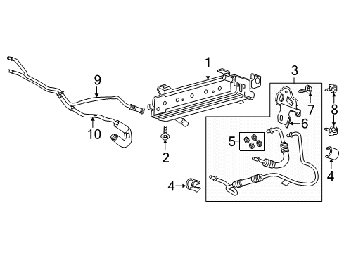 2021 Lincoln Navigator Trans Oil Cooler Diagram