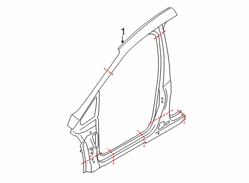 2017 Ford C-Max Aperture Panel Diagram