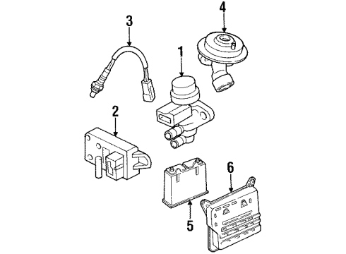 1998 Ford Crown Victoria EGR System Diagram