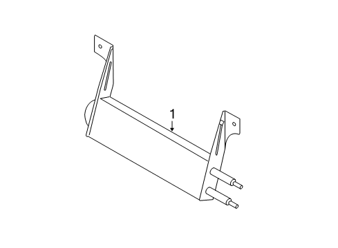 2010 Ford F-350 Super Duty Power Steering Oil Cooler Diagram 1 - Thumbnail