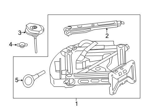 2018 Ford Police Interceptor Utility Jack & Components Diagram