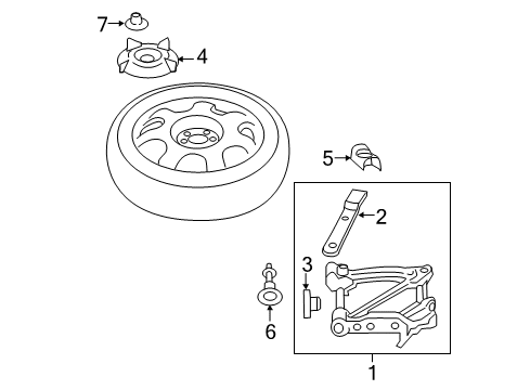 2019 Lincoln Continental Jack & Components Diagram