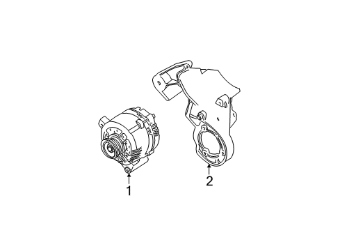 2004 Ford Mustang Alternator Diagram 3 - Thumbnail