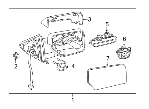 2012 Lincoln Navigator Outside Mirrors Diagram